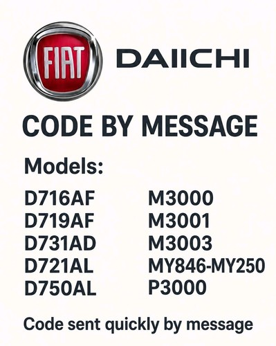 Codice sblocco radio fiat - sblocco,
