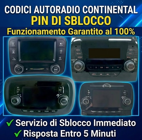 Codice sblocco radio jeep - codice,