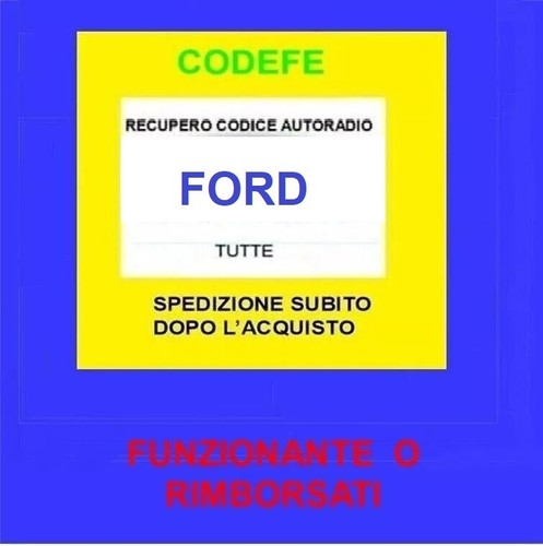 Codice sblocco radio - codice,