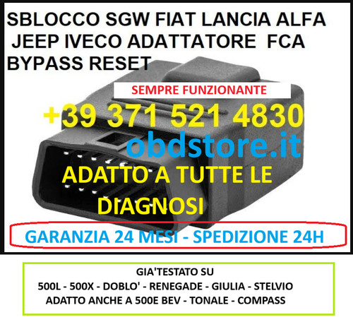 Sgw sblocco iveco - sblocco, alfa