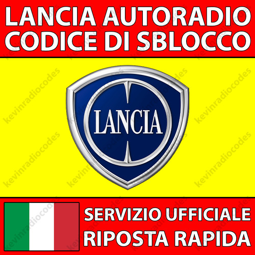 Lancia radio codice di - codice,