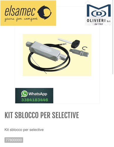 Kit sblocco per selettore - sblocco,